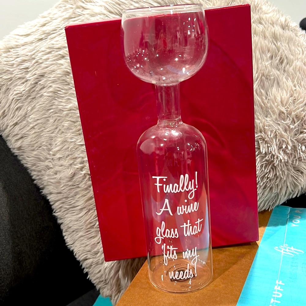 Large fun wine glass!